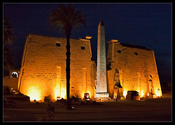 Temple by night